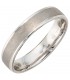 Partner Ring 925 Sterling Silber rhodiniert mattiert Silberring Bild1