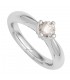 Damen Ring 585 Gold Weißgold 1 Diamant Brillant 020ct. Diamantring Goldring Bild1