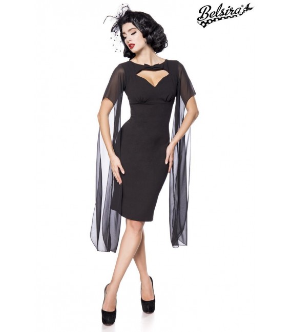 Retro Kleid schwarz - AT50107