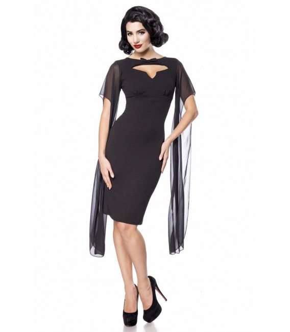 Retro Kleid schwarz - AT50107