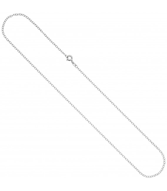 0 mm 45 cm Kette Halskette Weißgoldkette - Bild 1