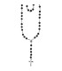 Halskette Kette Rosenkranz 70 cm Glaskugeln und SWAROVSKI® ELEMENTS - Bild 1