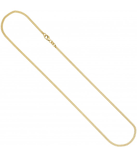 1 mm 45 cm Gold Kette Halskette Goldkette - Bild 1