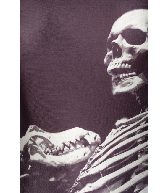 Body mit Skelett schwarz/weiß - AT13201 - Bild 3