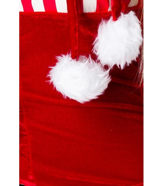 Weihnachts-Set mit Mütze rot/weiß - AT14356 - Bild 4
