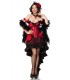 Burlesque Saloon Girl schwarz/rot - AT80118 - Bild 2