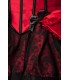 Burlesque Saloon Girl schwarz/rot - AT80118 - Bild 4