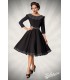 Belsira Premium Swing-Kleid schwarz/weiß - AT50123
