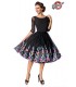 Belsira Premium besticktes Swing-Kleid schwarz - AT50126 Produktbild