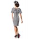 Premium  Vintage-Kleid grau - AT50149 - Bild 3