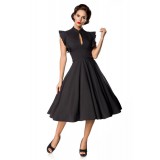 Belsira Premium Vintage-Kleid schwarz - AT50152 - Bild 2