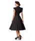 Belsira Premium Vintage-Kleid schwarz - AT50152 - Bild 3