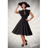 Belsira Premium Vintage-Kleid schwarz - AT50152 - Bild 5