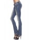Jeans mit Strasssteinen blau - AT13512 - Bild 3