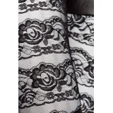 Leggings mit Spitze schwarz/weiß - AT13637 - Bild 5