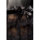 Bustier mit Spitzen-Volants schwarz - AT13761 - Bild 3