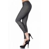 Leggings im Jeans-Look schwarz - AT13948 - Bild 2