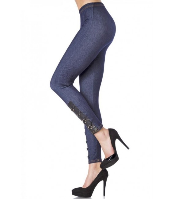 Leggings im Jeans-Look blau - AT13948 - Bild 2