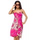 Bandeau-Kleid pink/gemustert - AT14043 - Bild 1
