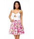 Sommerkleid mit Blumendruck weiß/gemustert - AT14177 - Bild 2