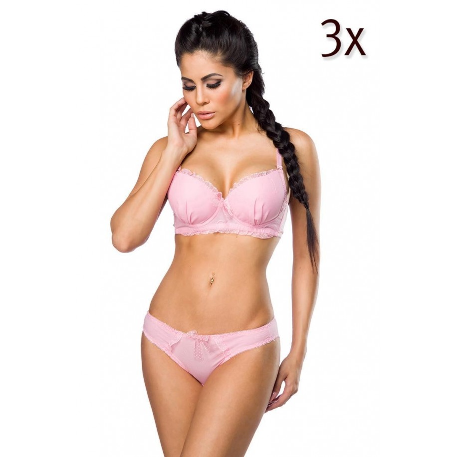 BH-Set im 3er Pack rosa - AT14362 - Bild 1