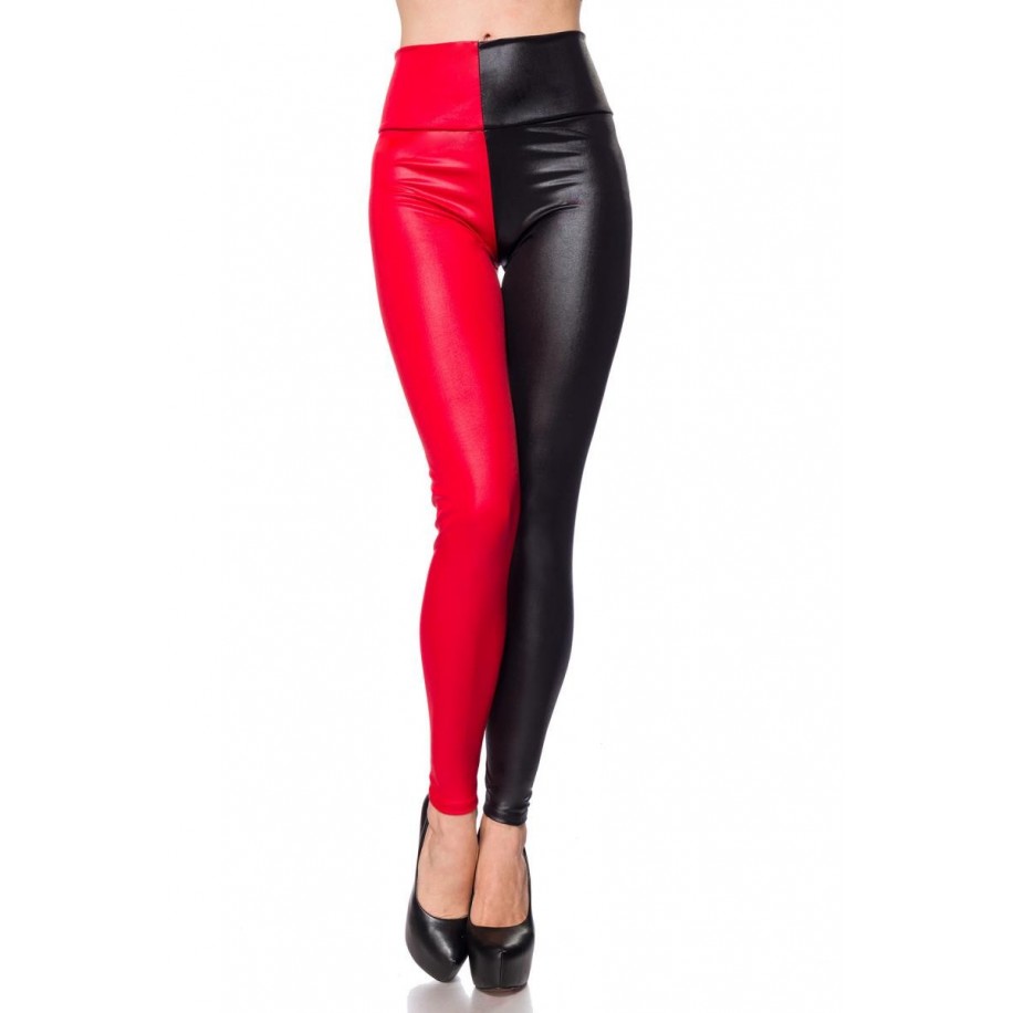 Leggings schwarz/rot - AT14468 - Bild 1