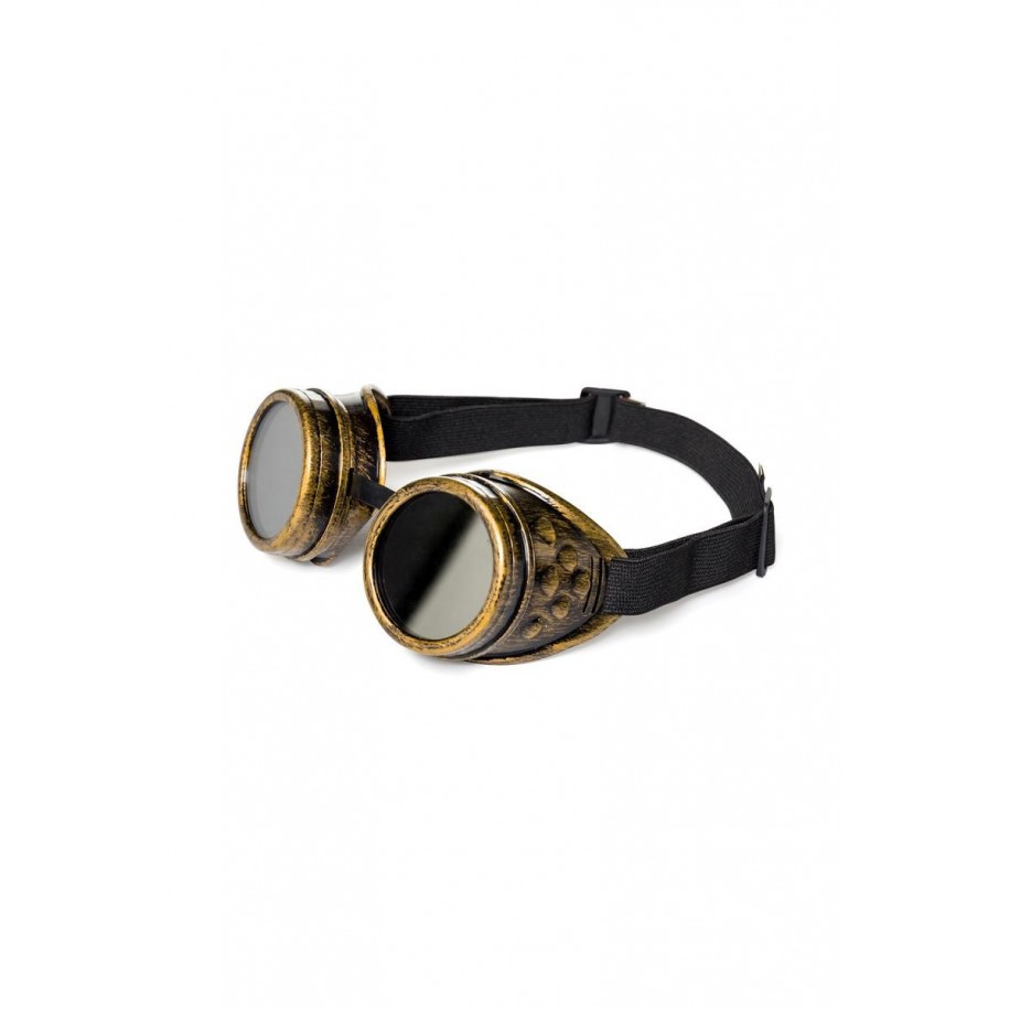 Steampunk Goggles gold/schwarz - AT14902 - Bild 1