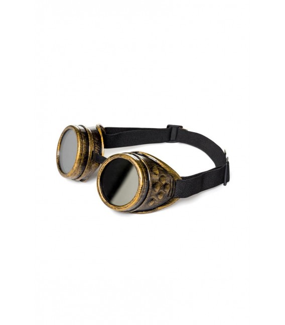 Steampunk Goggles gold/schwarz - AT14902 - Bild 1