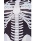 Skelett Meerjungfrau schwarz/grau/weiß - AT15238 - Bild 3