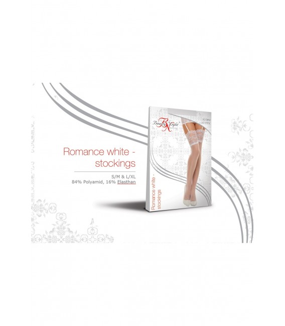 BN Romance stockings white 20DEN - Bild 4