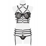 2-teiliges Harness Set von Grey Velvet schwarz - Bild 8