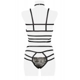 2-teiliges Harness Set von Grey Velvet schwarz - Bild 9