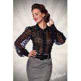 Vintage-Bluse schwarz - AT50189 - Bild 8