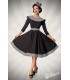 Premium Vintage Swing-Kleid schwarz/weiß - AT50172 - Bild 6
