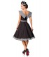 Premium Vintage Swing-Kleid schwarz/weiß - AT50173 - Bild 3
