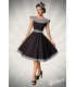 Premium Vintage Swing-Kleid schwarz/weiß - AT50173 - Bild 6