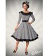Premium Vintage Swing-Kleid schwarz/weiß - AT50180 - Bild 6