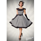 Premium Vintage Swing-Kleid schwarz/weiß - AT50181 - Bild 6