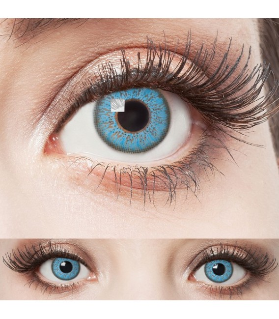 Blue Ocean - farbige Kontaktlinsen ohne Stärke Bild 4