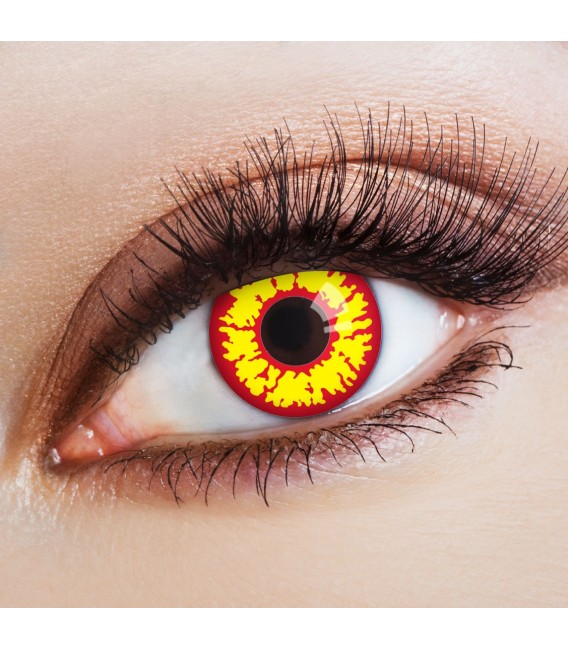 Fire Alarm - farbige Kontaktlinsen ohne Stärke Bild 1