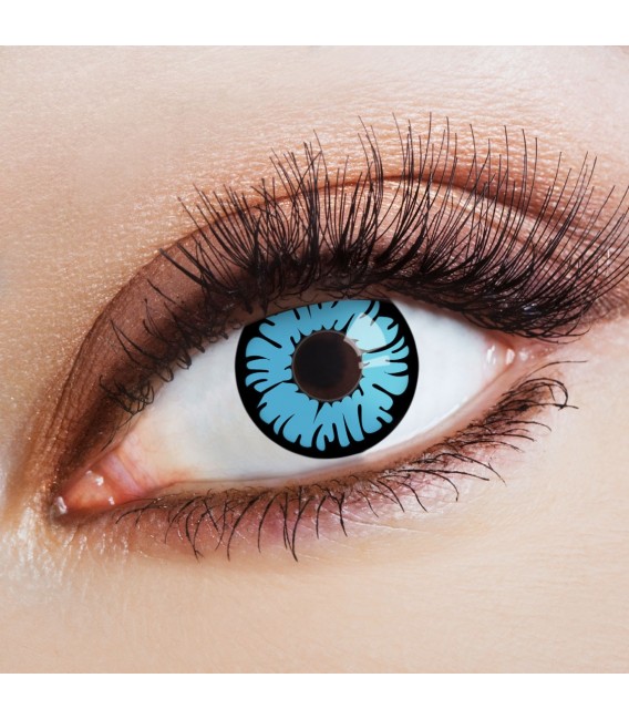 Blue Elegance - farbige Kontaktlinsen ohne Stärke Bild 1