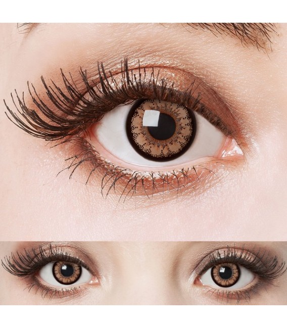 Beautiful Brown - farbige Kontaktlinsen ohne Stärke Bild 4