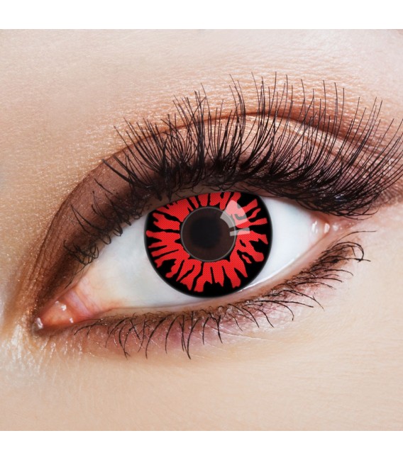 Fire Rose - Kontaktlinsen ohne Stärke Bild 1