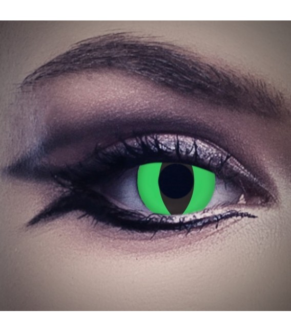 Green Cat - farbige Kontaktlinsen ohne Stärke Bild 2