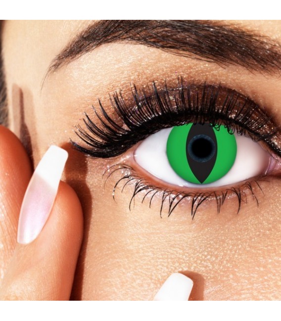 Green Cat - farbige Kontaktlinsen ohne Stärke Bild 3
