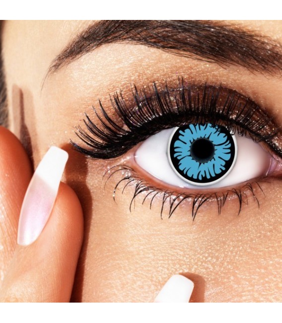 Blue Elegance - farbige Kontaktlinsen ohne Stärke Bild 2