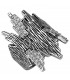 Damen Ring 925 Sterling Silber geschwärzt 24 Zirkonia Silberring - Bild 1
