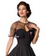 Vintage-Kleid mit Cape schwarz - AT50203 - Bild 4