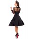 Vintage-Kleid schwarz/bunt - AT50204 - Bild 3