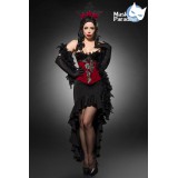 Burlesque Queen schwarz/rot - AT80152 - Bild 6